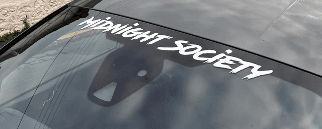 Bandeau Lettrage Midnight Society 